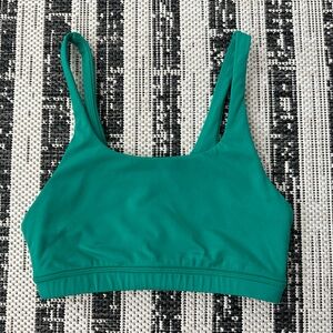 Women’s FLEO Emerald green sports‎ bra. Size extra small.
